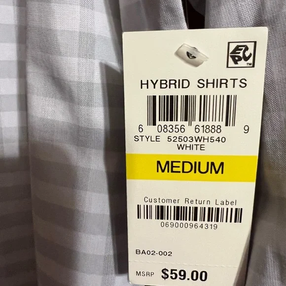 Brand new with tags INC casual button down collared long sleeve shirt - Picture 3 of 3